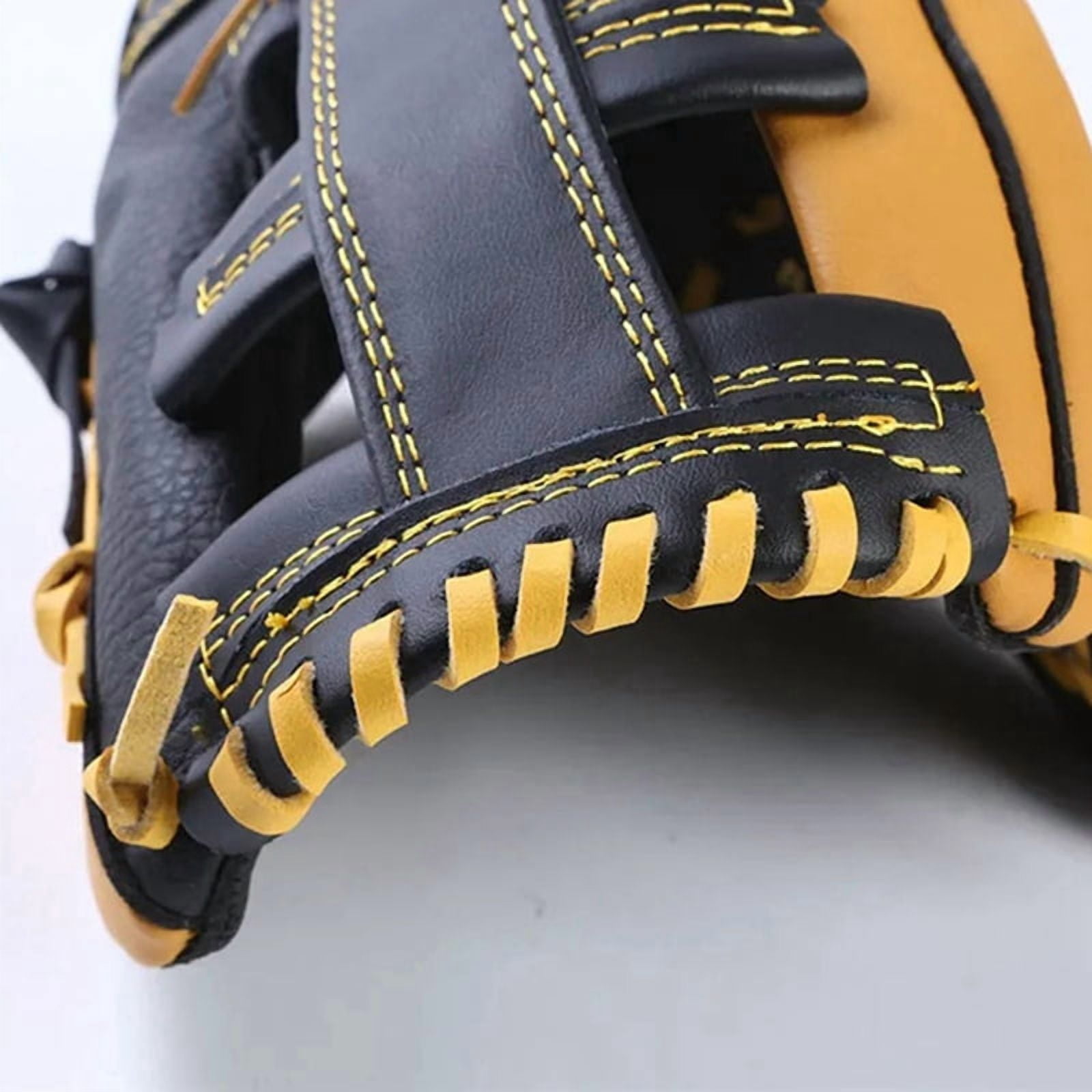 Professional Baseball Gloves Youth Adult Leather Baseball Gloves Softball Training Catcher Gloves 11.5 Inches,1 x Baseball glove