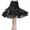 Black, variant on Women's Tennis Skirts Summer Skirt Women Swing A-Line Lace Dance Skirt for Ballroom Practice Performance for Rehearsals Stage Shows Black One Size