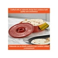 thumbnail image 6 of IMUSA  8in Tortilla Warmer, Terracotta, 6 of 9