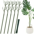 thumbnail image 2 of 5Pcs Plant Support Stakes for Potted Plants Simulated Tree Branch Plant Stakes Sticks Adjustable Twig Plant Support Stake Easy to Assemble Plant Sticks Support with Cable Ties for Flower, 2 of 10