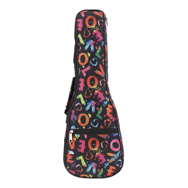 ukelele Gig Handle Case para 21 '' / 23'' /26 ''concierto ukelele grueso acolchado hombro bolsos de mano - 23 pulgadas Sunnimix caja de almacenamiento de ukelele