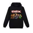 thumbnail image 1 of Roblox Huvtröja för barn Ytterkläder Pullover Sweatshirt black 130cm, 1 of 5