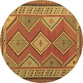thumbnail image 1 of Ahgly Company Indoor Round Oriental Brown Traditional Area Rugs, 8' Round, 1 of 4