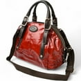 thumbnail image 3 of Pre-Owned Tod's G-EASY SACCA handbag with strap in patent leather, red (Good), 3 of 20