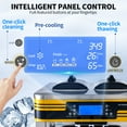 thumbnail image 6 of KFFKFF Ice Cream Machine for Commercial Use, 22-30L/H Production, Countertop Model with Dual 6L Hoppers & 2L Cylinder, Digital Display, Alert System for Low Mix, Ideal, 6 of 8