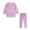 Purple, variant on Girls Cute Little Outfits Toddler Kids Baby Clothes Solid Sweatsuit Long Sleeve Warm Pullover Tops Pants Set Pajamas Outfit Suit 12 Months-24 Months