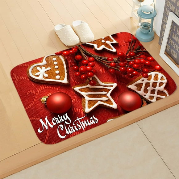 Dvkptbk Christmas Door Mat Outdoor Welcome Mat for Front Door Merry Christmas Welcome Doormats for Indoor Outdoor Christmas Holiday Entryway Decorations, 20"x31" on Clearance