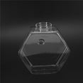 thumbnail image 2 of Hexagon Shape Wall Hanging Vase Transparent Plant Flower Pot, 2 of 5