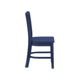 thumbnail image 4 of Linon Virden Farmhouse Style Slat Back Children's Chair, Set of 2, Nautical Navy Blue Finish, 4 of 12