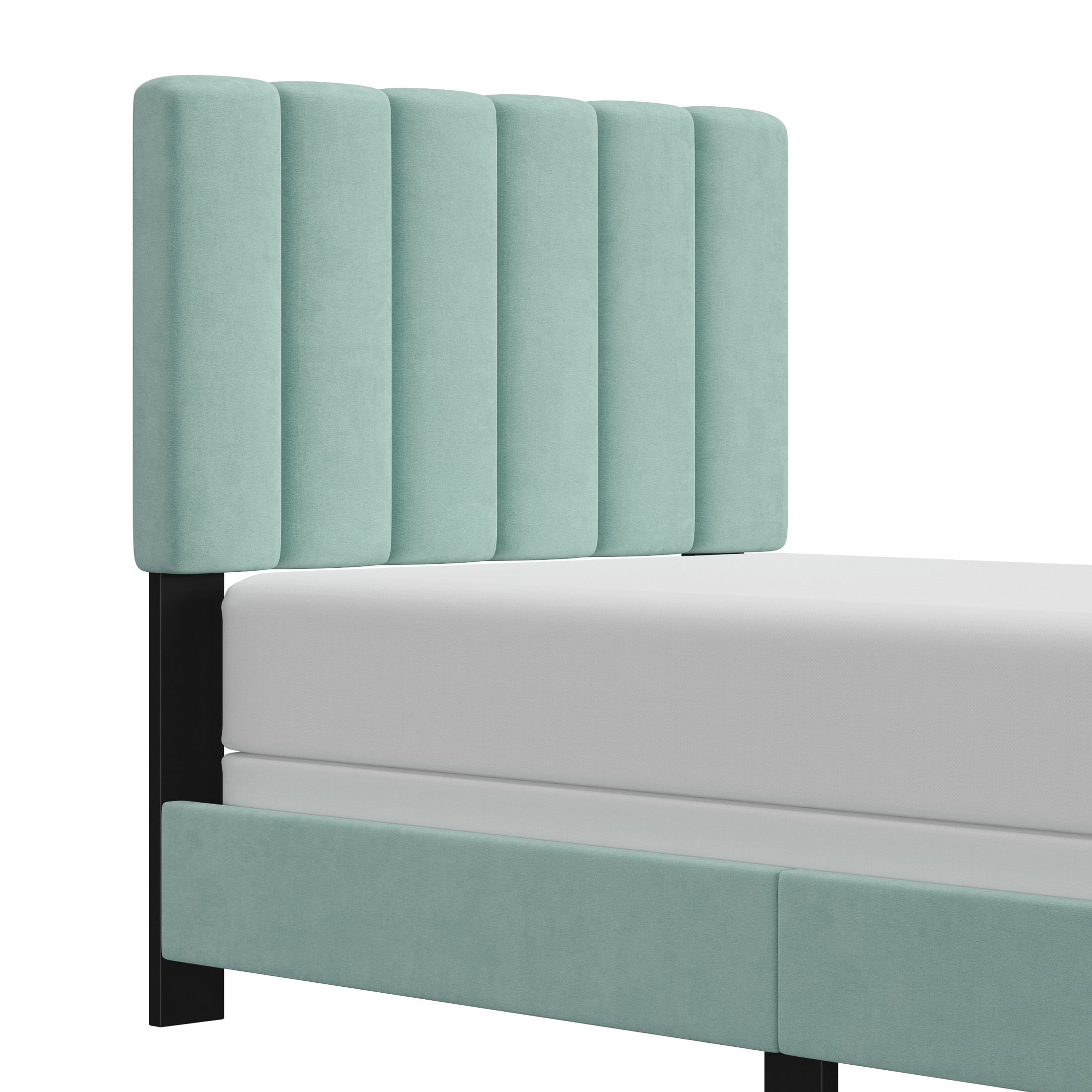 Hillsdale Reece Channel-Stitched Twin Bed, Caribbean Green photo 8