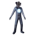 thumbnail image 3 of YYDS Skibidi Toilet Cosplay Jumpsuits Cap Disfraz Niño Adulto Hombre De Baño TV Monitor Bodysuit cos Set Fiesta De Halloween, 3 of 3