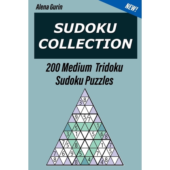 Sudoku Collection: 200 Medium Tridoku Sudoku Puzzles