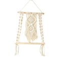 thumbnail image 1 of GROWTH TANK Bohemian Macrame Tapestry Wall Hanging Shelf Floating Shelves Craft Knitted Rope E, 1 of 9