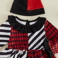 thumbnail image 6 of WIBACKER Infant Baby Girls' Clown Costumes Halloween Long Sleeve Tutu Romper Dress +Hat Cosplay Clothes 3-6 Months, 6 of 10