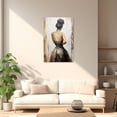 thumbnail image 5 of ZHONGYUTONG Dancing Canvas Wall Art Dancer Girls Pictures Ballet Women Painting Elegant Dancer Poster for Living Room Decor Framed (12.00" x 18.00"), 5 of 5