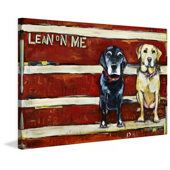 MARMONT HILL  - "Lean on Me" by Tori Campisi Painting Print on Canvas 36 x 24