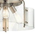 thumbnail image 2 of Kichler Lighting - Three Light Semi Flush Mount - Semi Flush Light - Thoreau - 3, 2 of 5