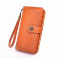 thumbnail image 1 of EGNMCR Kitchen Essentials Kitchen Gadgets Womens Wallet Blocking Leather Multi Card Case Ladies Purse Wristlets Collection products, 1 of 1