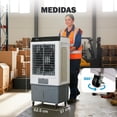 thumbnail image 3 of Enfriador de Aire Portátil 55L 3 en 1 con Control Remoto, Enfría, Humifica y Purifica, Ideal para Espacios Amplios, 3 of 7