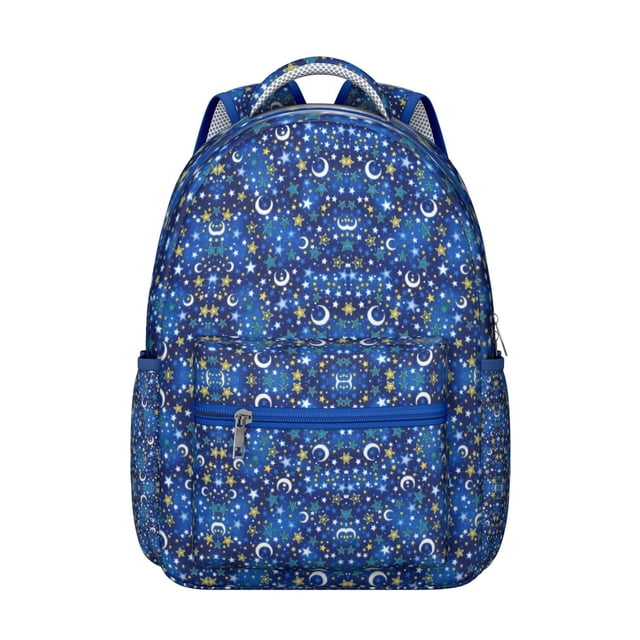 Celestial Galaxy Students Backpack Outer Space Nebula Cosmic Design, Durable and Adjustable Strap School Bag for Students