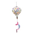 thumbnail image 1 of Molino de viento con forma de globo aerostático, manga de viento giratoria para decoración de porches y jardines. Mariposa beige, 1 of 9