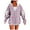 Pink, variant on ZUKMRJPC Women's Vintage Plaid Hoodies Long Sleeve Cute Bow Full Zip Hooded Sweatshirt Fall Winter Warm Comfy Outwear with Pockets
