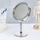 thumbnail image 3 of Aumento del espejo cosmético de maquillaje redondo de mesa redonda con rotación de 360 grados (color aleatorio), 3 of 7