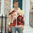 thumbnail image 3 of Genshin Impact Zip Up Hoodies Unisex Realistic 3D Print Sweatshirt Long Sleeve Hooded Jacket Coat M, 3 of 8