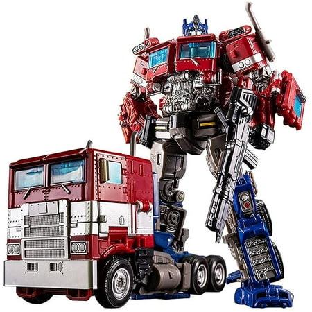 DJH-Deformation Robot Toy, Car Robot Toys, Optimus Prime Toys, Action Figure Deformation Car Model, Alloy Deformation Portable Robot Toys, Kids (D)-1