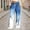 Style5-Navy pants for women, variant on Maqroz Wide Leg Pants Women Plus Size Summer Floral Print Loose Flowy Lounge Trousers with Pockets Stretchy Drawsting Elastic Waisted Faux Denim Pants Causal Bottoms Sleep Pants Outdoor Navy M