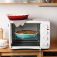 thumbnail image 3 of SWEEJAR Ceramic Pie Pan for Baking, 10 Inches Round Baking Dish for Dinner, Non-Stick Pie Plate with Soft Wave Edge for Apple Pie, Pumpkin Pie, Pot Pies (White), 3 of 6