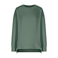 thumbnail image 6 of Maean Oversize Sweatshirt for Women Knit Color Block Crew Neck Long Sleeve Sweatshirts Casual Pullover Tops, 6 of 7