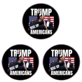 thumbnail image 1 of Broche Trump 2024 Creative President Lapel Pin para Hombres Y Mujeres Fanáticos (tipo Bandera), 1 of 4