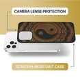 thumbnail image 6 of Case Yard Wooden Case for iPhone-11-Pro Soft TPU Silicone cover Slim Fit Shockproof Wood Protective Phone Cover for Girls Boys Men and Women Supports Wireless Charging Ying Yang Mandala 2 Design, 6 of 7