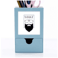 thumbnail image 1 of Eyeglasses Beard Problem Man Desk Supplies Organizer Pen Holder Card, 1 of 3