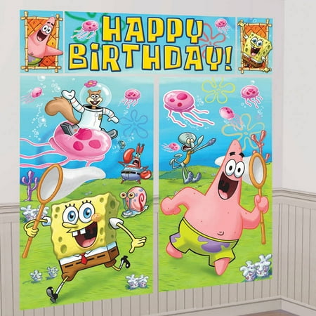 Wonderland Scene Setter - SpongeBob Scene Setter Decoration Set