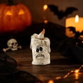 thumbnail image 6 of Mini Resin Halloween Ornament Skull Candle Figurines Vintage Tabletop Decor for Tiered Tray Shelf Party Display, 6 of 9