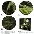 thumbnail image 3 of Designart "Beauty of the Forest with Green Ferns IV" Floral Framed Wall Art - Green Ferns Bedroom Framed Canvas Wall Art, 3 of 6