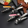 thumbnail image 3 of Stainless Steel Hot Plate Gripper for Kitchen Use with Secure Clamping Assorted Color, 3 of 5