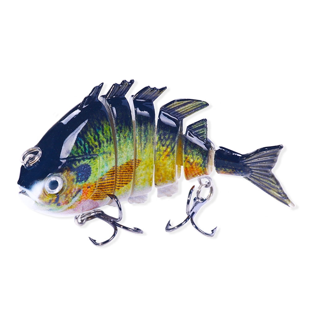 HENGJIA Fishing Lures Multi Jointed Fish Fishing Kits Slow Sinking Lifelike Swimbait Freshwater and Saltwater for Trout Bass Lures,8pcs