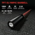 thumbnail image 4 of JoanKaren 7ft Olympic Barbell,1500LBS Capacity Barbell for Weightlifting and Powerlifting,45lb Olympic Bar Fit 2" Standard Weights, 4 of 9