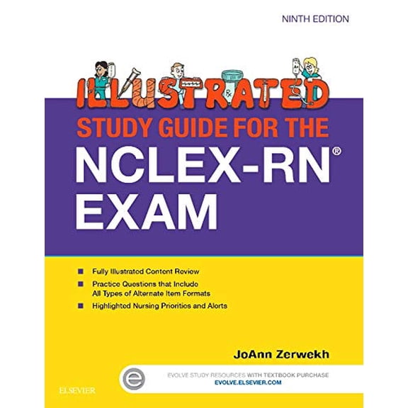Pre-Owned Illustrated Study Guide for the Nclex-Rn? Exam (Paperback) 0323280102 9780323280105