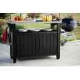 thumbnail image 6 of Keter Unity XL Outdoor Durable Kitchen Rolling Bar Cart with Storage Cabinet, Graphite, 6 of 9