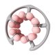 thumbnail image 5 of Rodillo de masaje para piernas, masajeador fascial manual, rodillo anticelulítico, masaje de tejido profundo. Rosa, 5 of 9