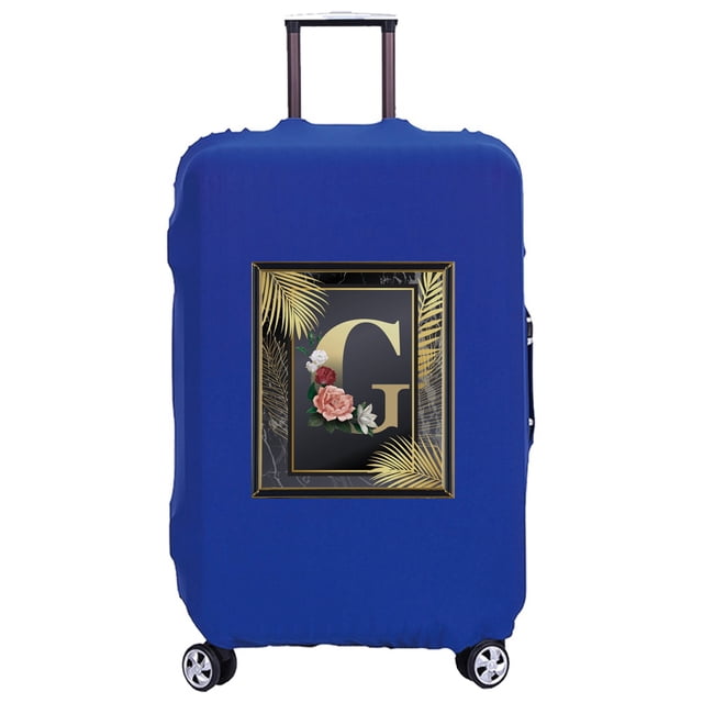 18-32 Inch Large Capacity Travel Essential Bag Travel Accessories Trolley Box Golden Letter Serie Print Pattern Protective Cover 8golden G M