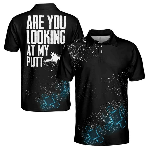Funny Golf Are You Looking At My Putt Funky Golf Team 3D Polo Shirt Size S-5XL