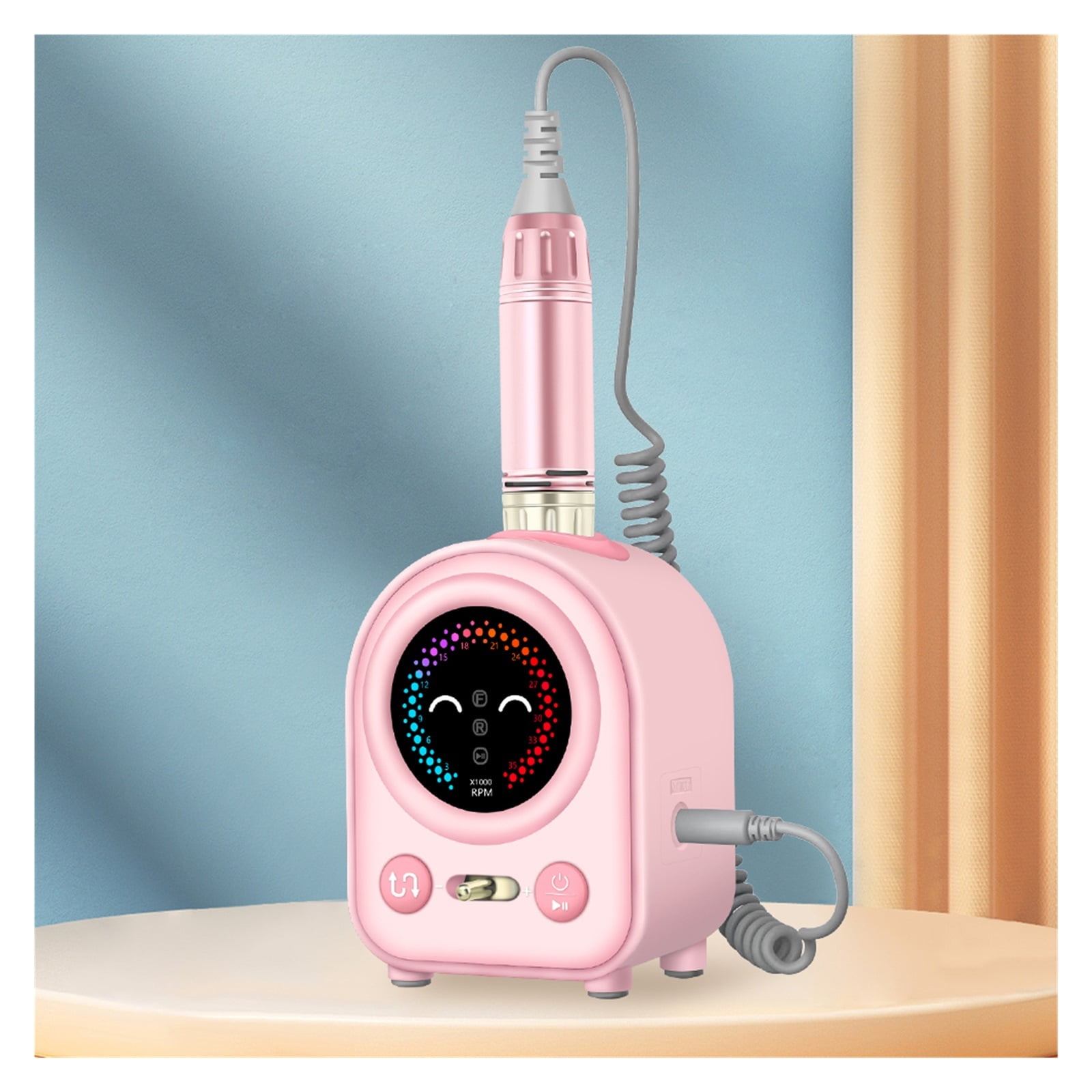 Portable 35000RPM Electric Nail Drill Machine, Nail File LED Display Manicure Machine, Drill Machines Profesional Nail ,Low Noise