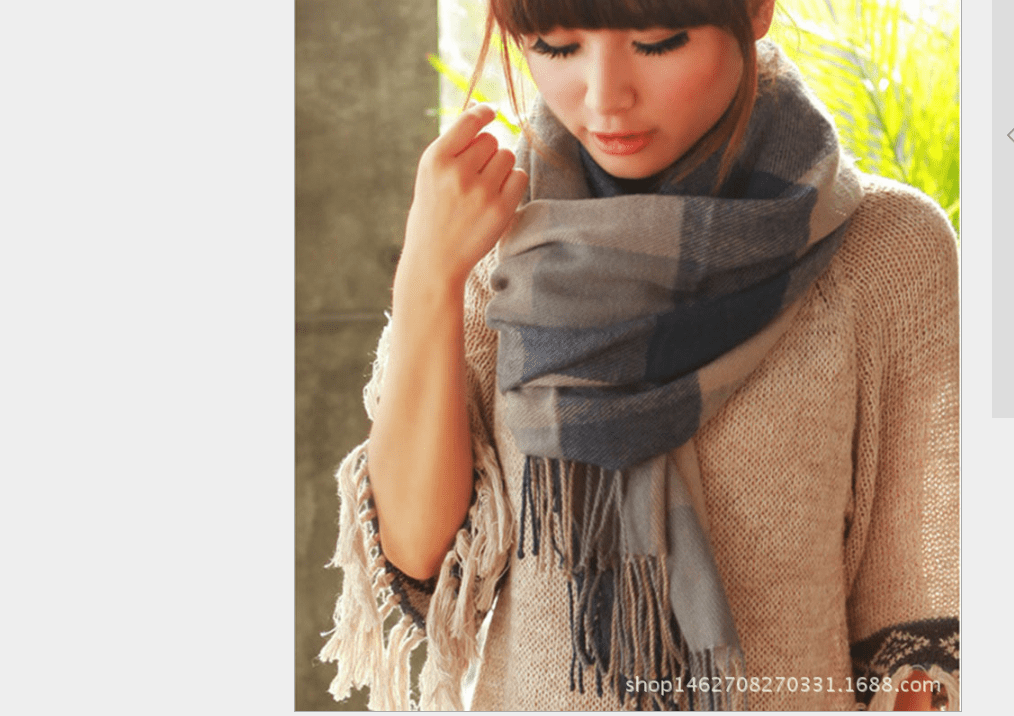 hand made in Scotland by Love Cashmere Charcoal Gray Women's 100% Cashmere Wrap Scarf