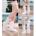 thumbnail image 3 of Womens Fuzzy Socks Super Soft Fluffy Winter Warm Cozy Home Sleeping Socks 5 Pairs, 3 of 6