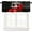 Kitchen-3, variant on Rustic Country Valance Curtain Wooden Barn Doors Farm Farmhouse Rod Pocket Valance Window Treatments 1 Panel Short Curtains for Kitchen Bathroom Bedroom 54 x 18 in